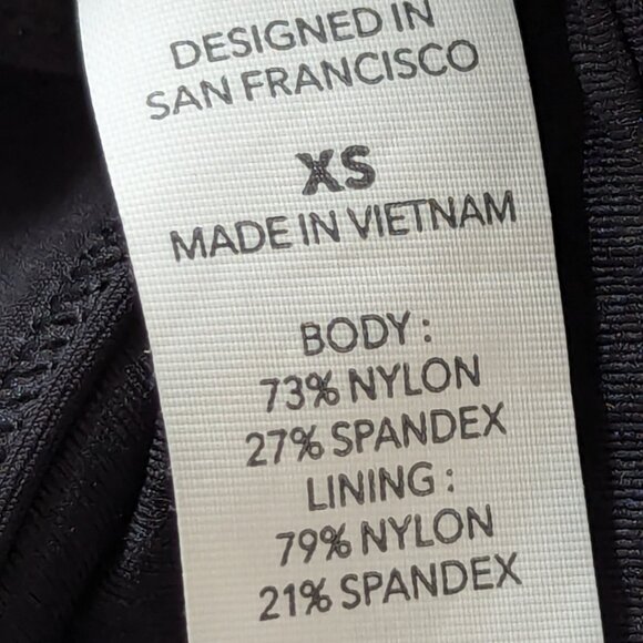 Athleta 2 In 1 Ultimate Support Top, Black XS - Picture 13 of 16